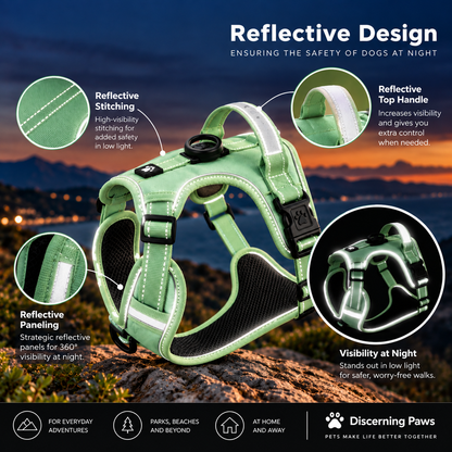 Roam with Me - Dog Harness & Lead Set with Air Tag Holder